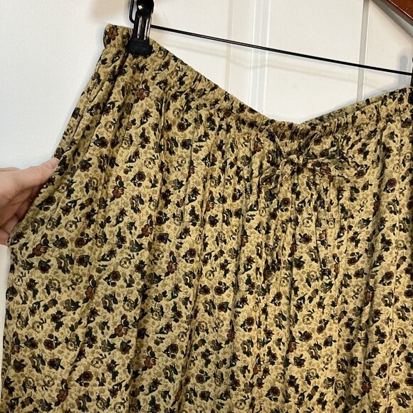 Vintage Floral Wide Leg Pants - Picture 2 of 5